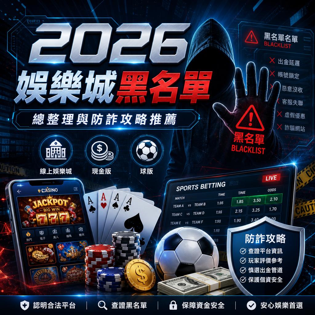 2026娛樂城黑名單總整理與防詐攻略推薦