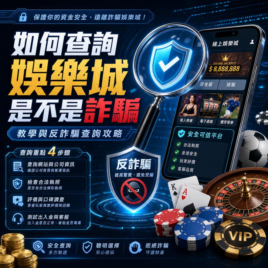 如何查詢娛樂城是不是詐騙 教學與反詐騙查詢攻略