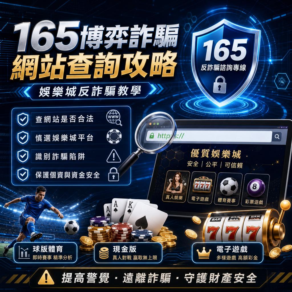 165博弈詐騙網站查詢攻略與娛樂城反詐騙教學