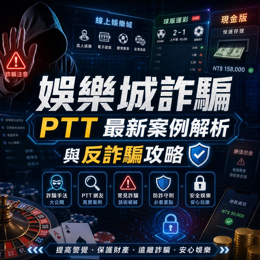 娛樂城詐騙 PTT 最新案例解析與反詐騙攻略