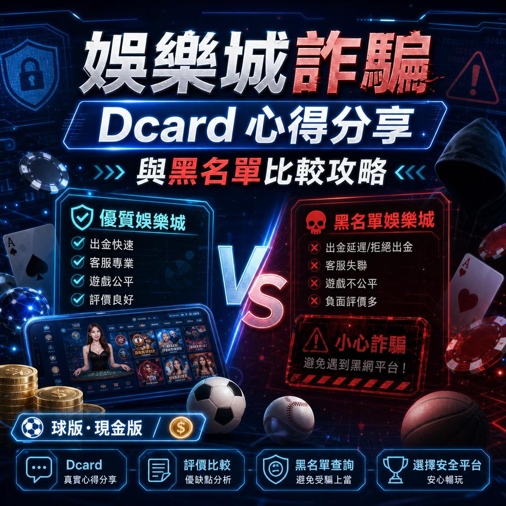 娛樂城詐騙 Dcard 心得分享與黑名單比較攻略