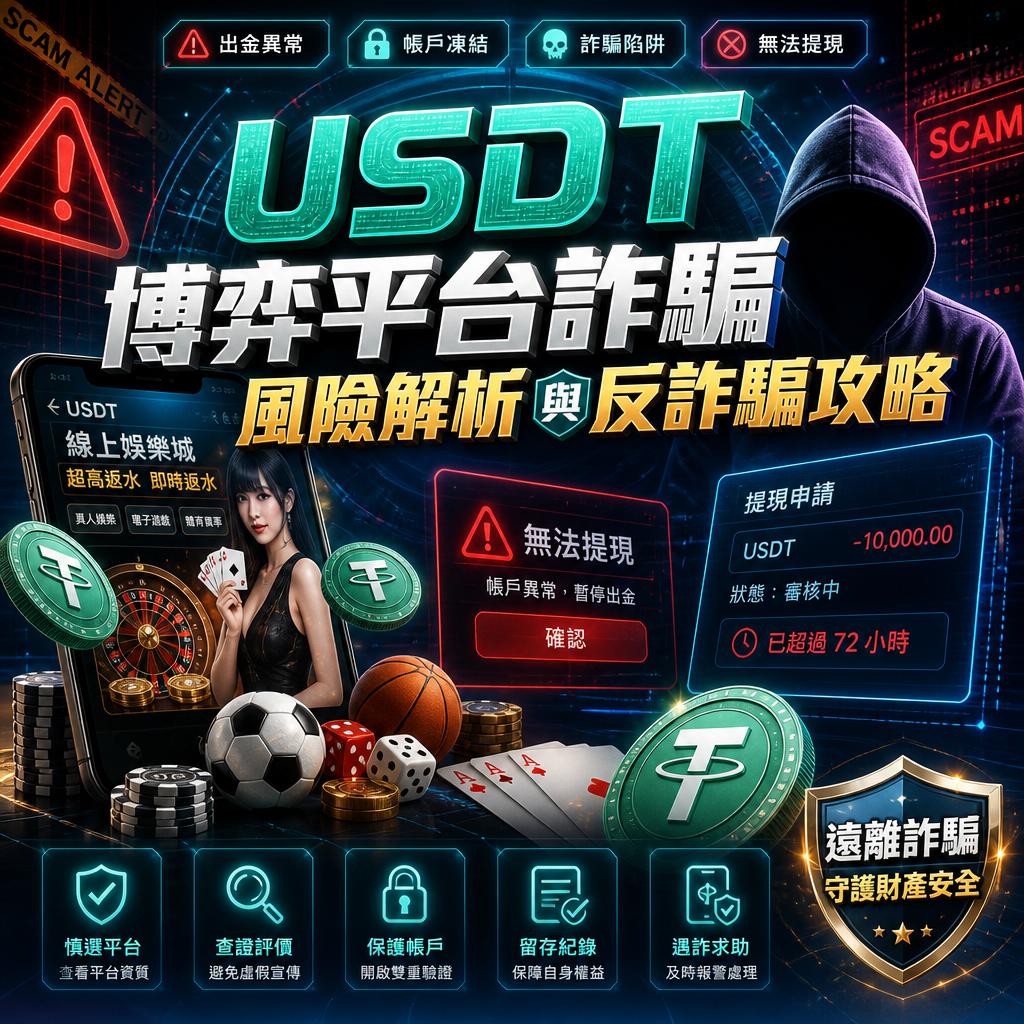 USDT博弈平台詐騙風險解析與反詐騙攻略